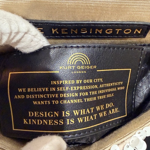 NEW✨Kurt Geiger Kensington Sequin Lace Top Handle / Crossbody Bag - Picture 6 of 16